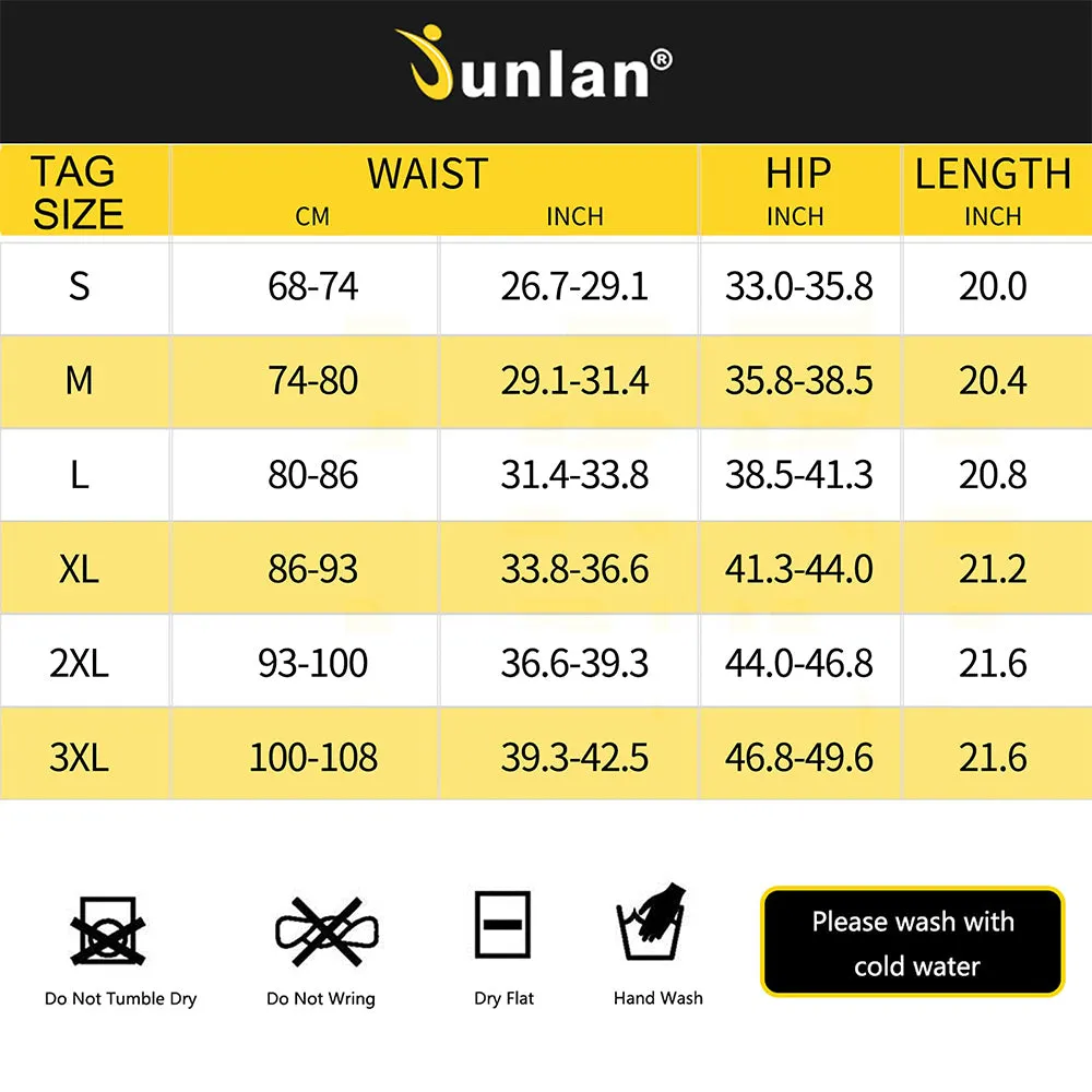 Junlan Lightweight Fitness Sweating Sauna Shorts with Pocket