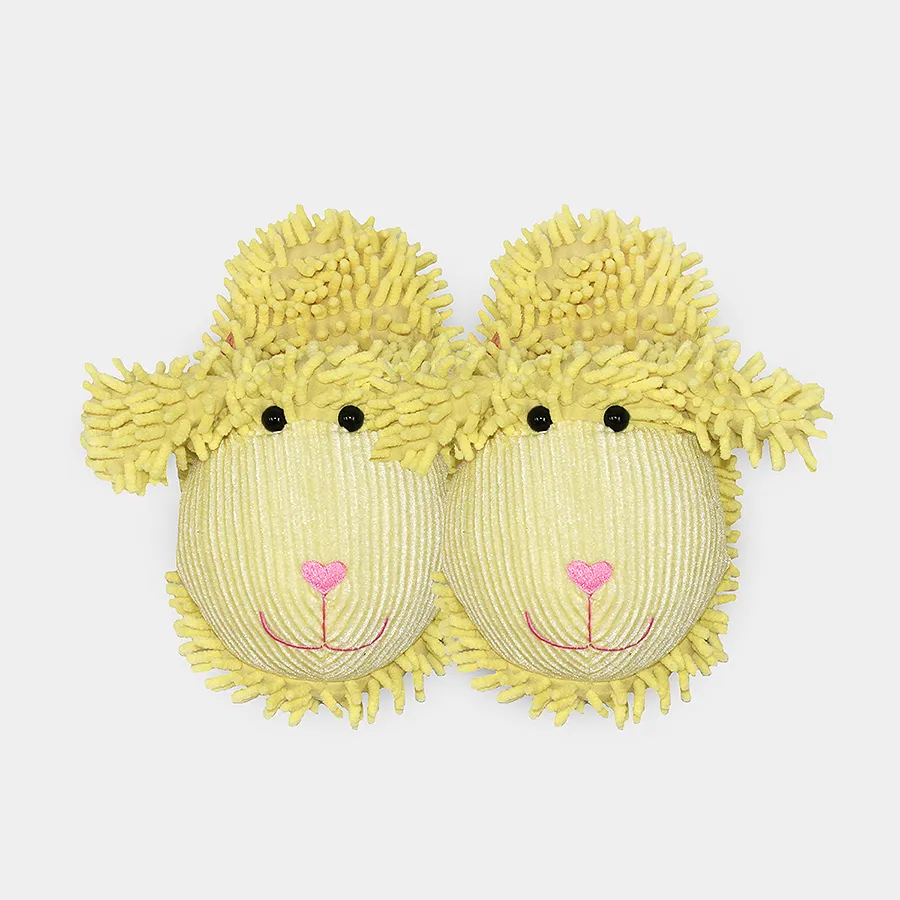Just for Fun Plush Slippers - Poodle