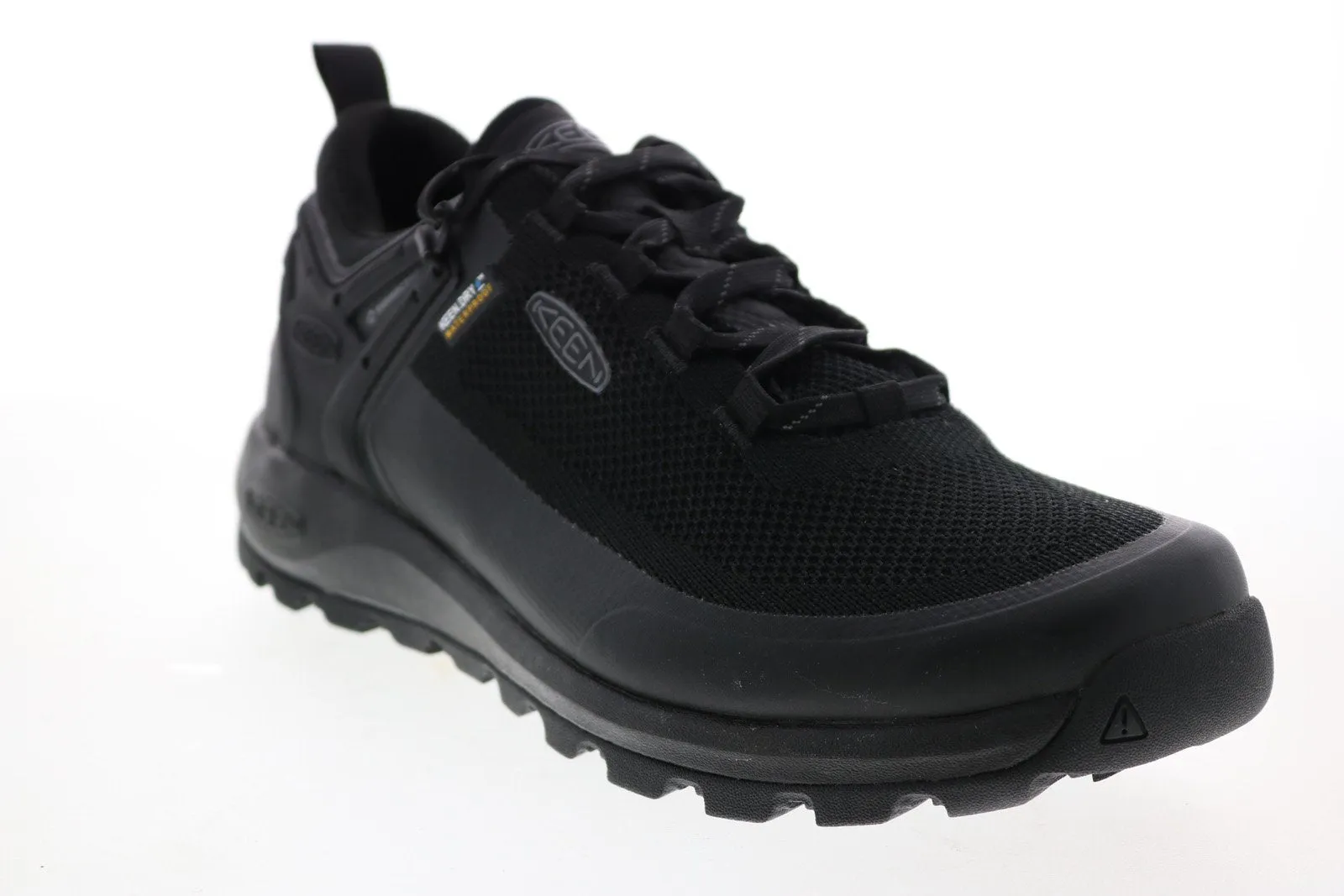 Keen Citizen Evo 1021159 Mens Black Canvas Lace Up Athletic Hiking Shoes