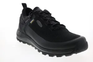 Keen Citizen Evo 1021159 Mens Black Canvas Lace Up Athletic Hiking Shoes
