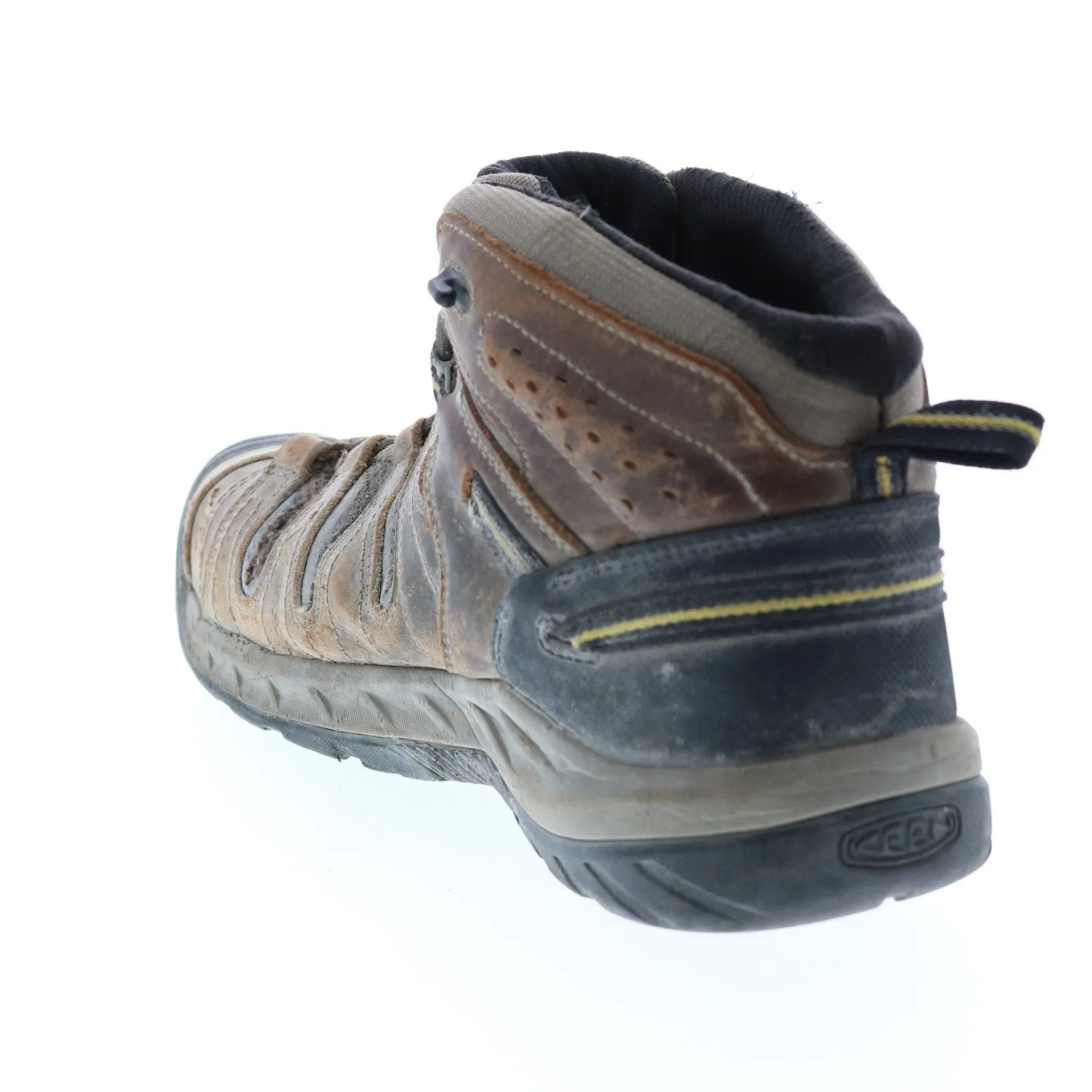 Keen Flint II 1023228 Mens Brown Leather Lace Up Work Boots