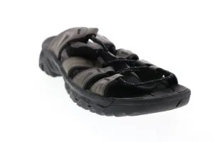Keen KN9 Mens Gray Leather Strap Sport Sandals Shoes