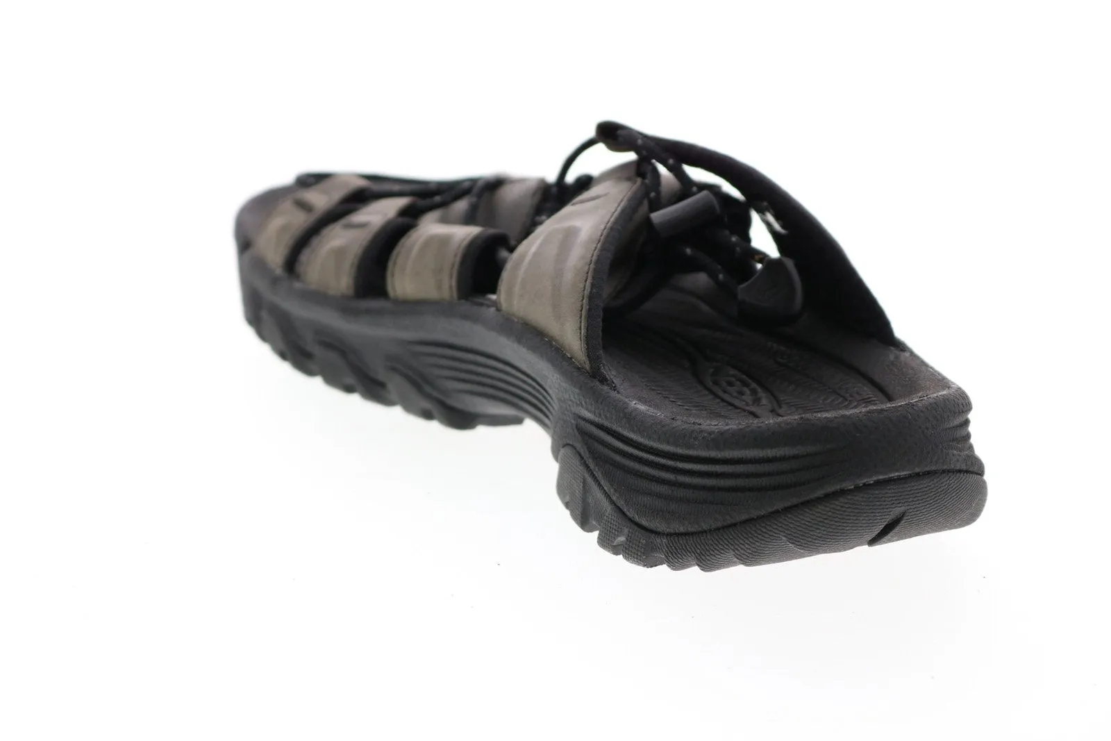Keen KN9 Mens Gray Leather Strap Sport Sandals Shoes