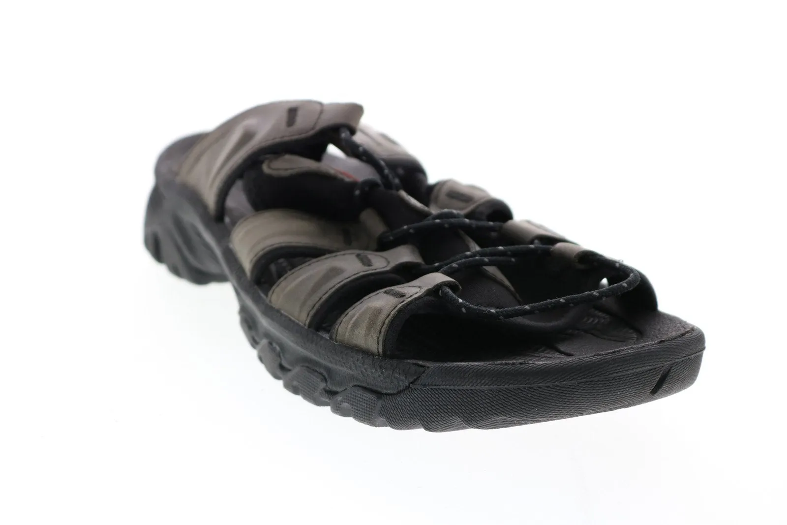 Keen KN9 Mens Gray Leather Strap Sport Sandals Shoes