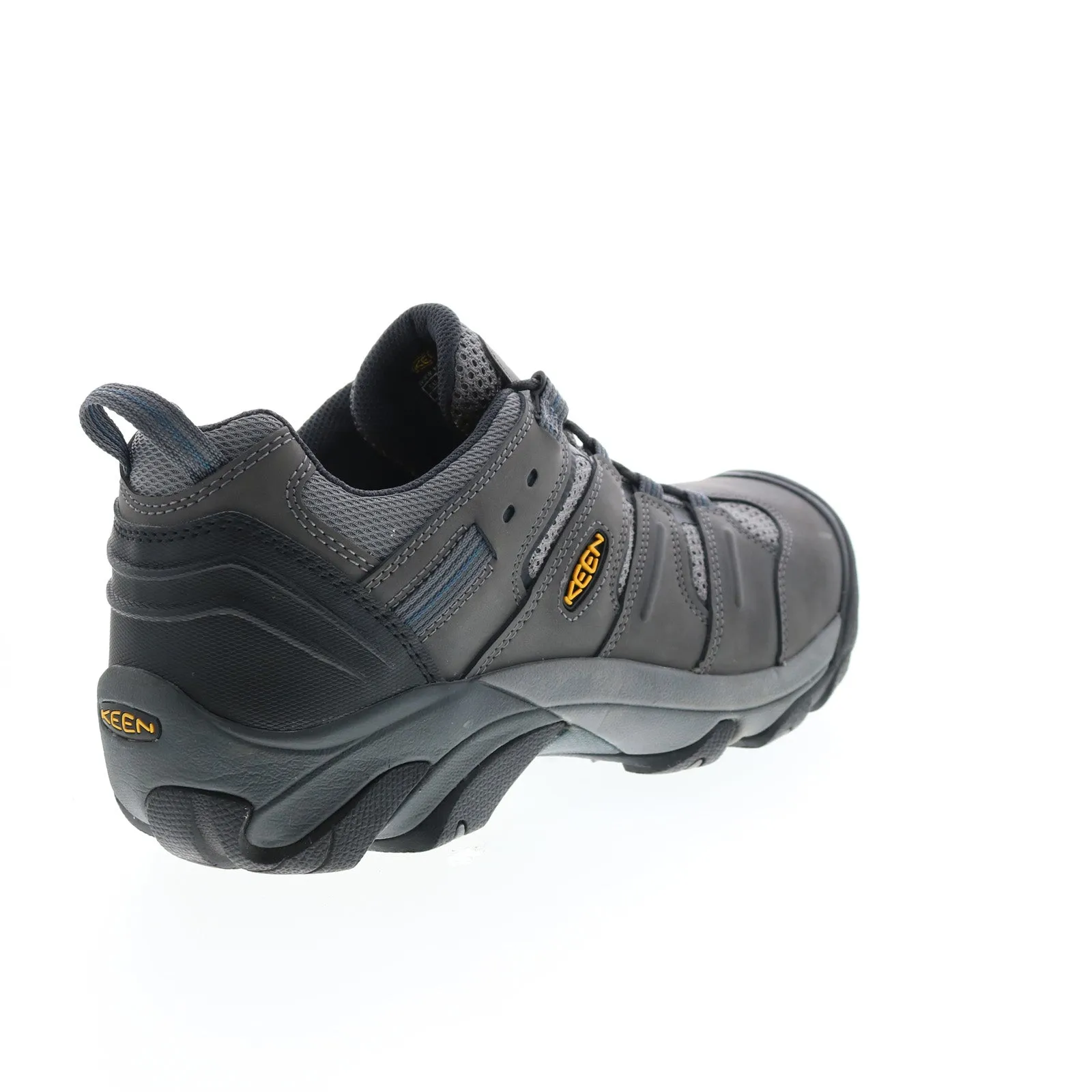 Keen Lansing Low 1023204 Mens Gray Extra Wide Leather Athletic Work Shoes
