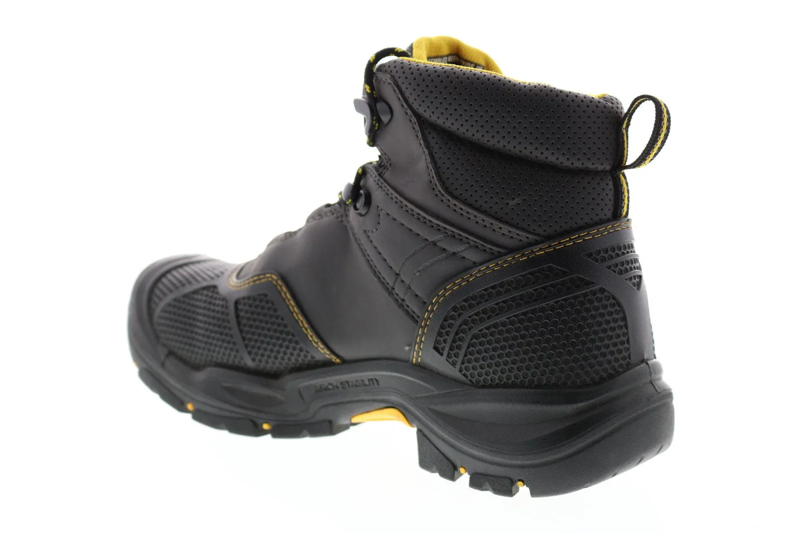 Keen Logandale 1017828 Mens Black Leather High Top Lace Up Work Boots