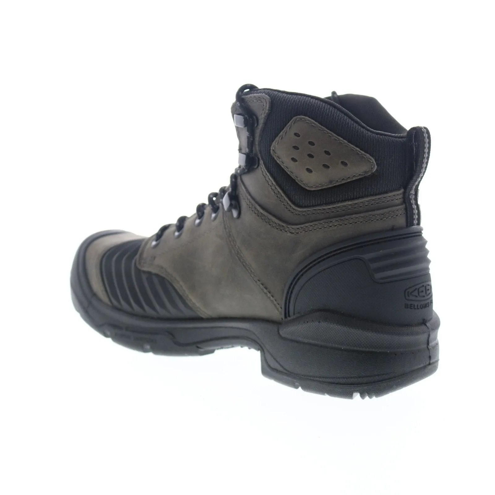 Keen Portland 6 1023387 Mens Green Leather High Top Lace Up Work Boots