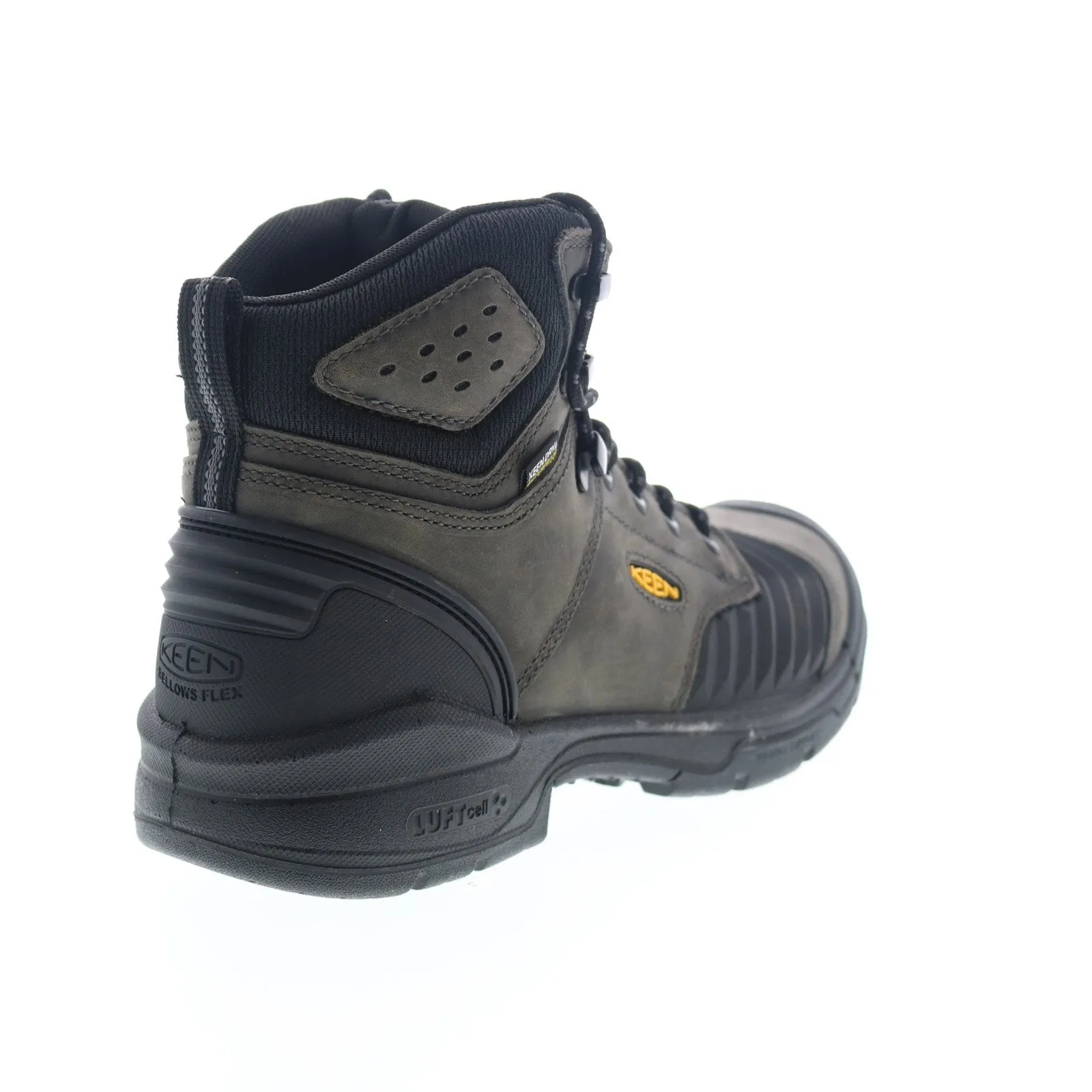 Keen Portland 6 1023387 Mens Green Leather High Top Lace Up Work Boots
