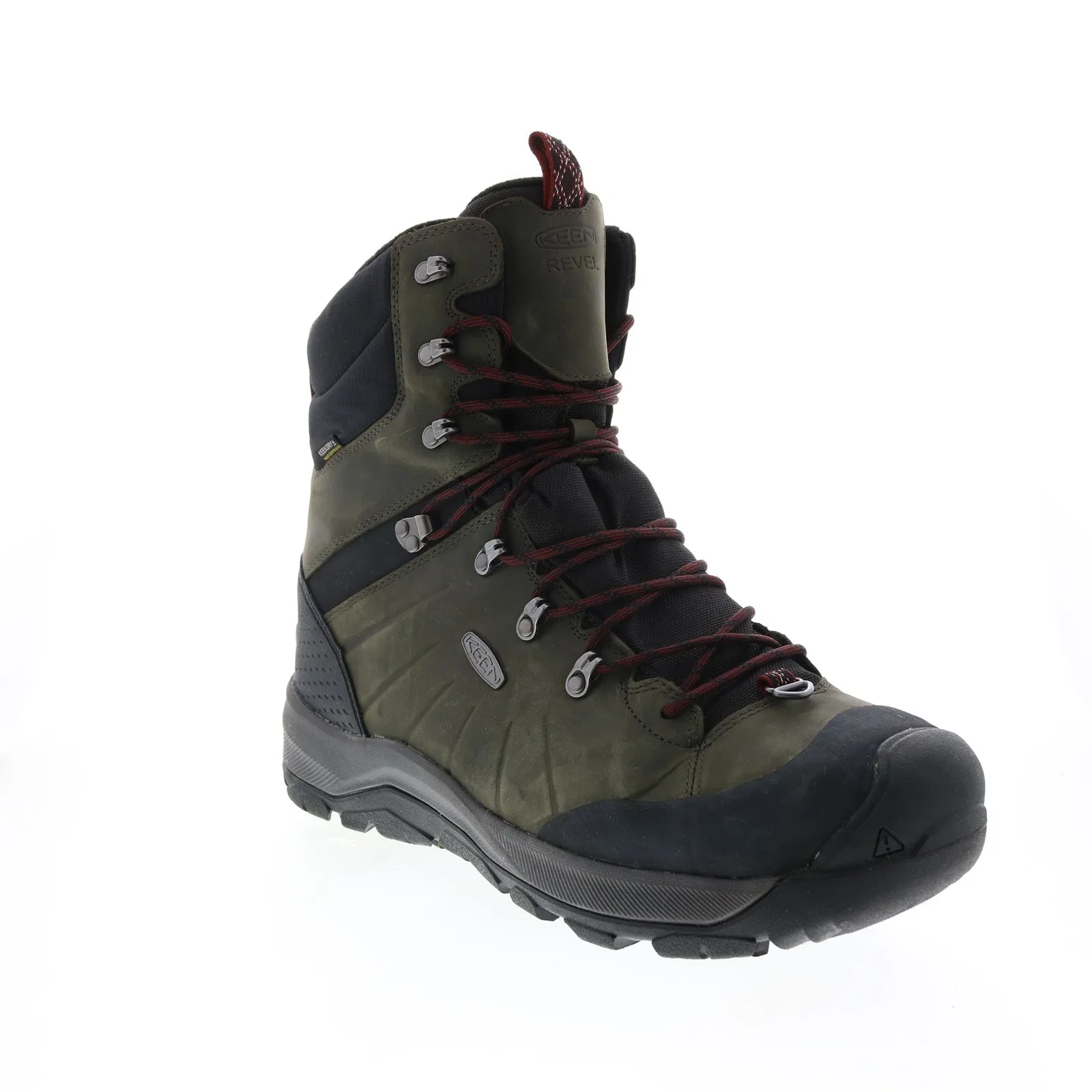 Keen Revel IV High Polar Boot 1023621 Mens Green Leather Lace Up Hiking Boots
