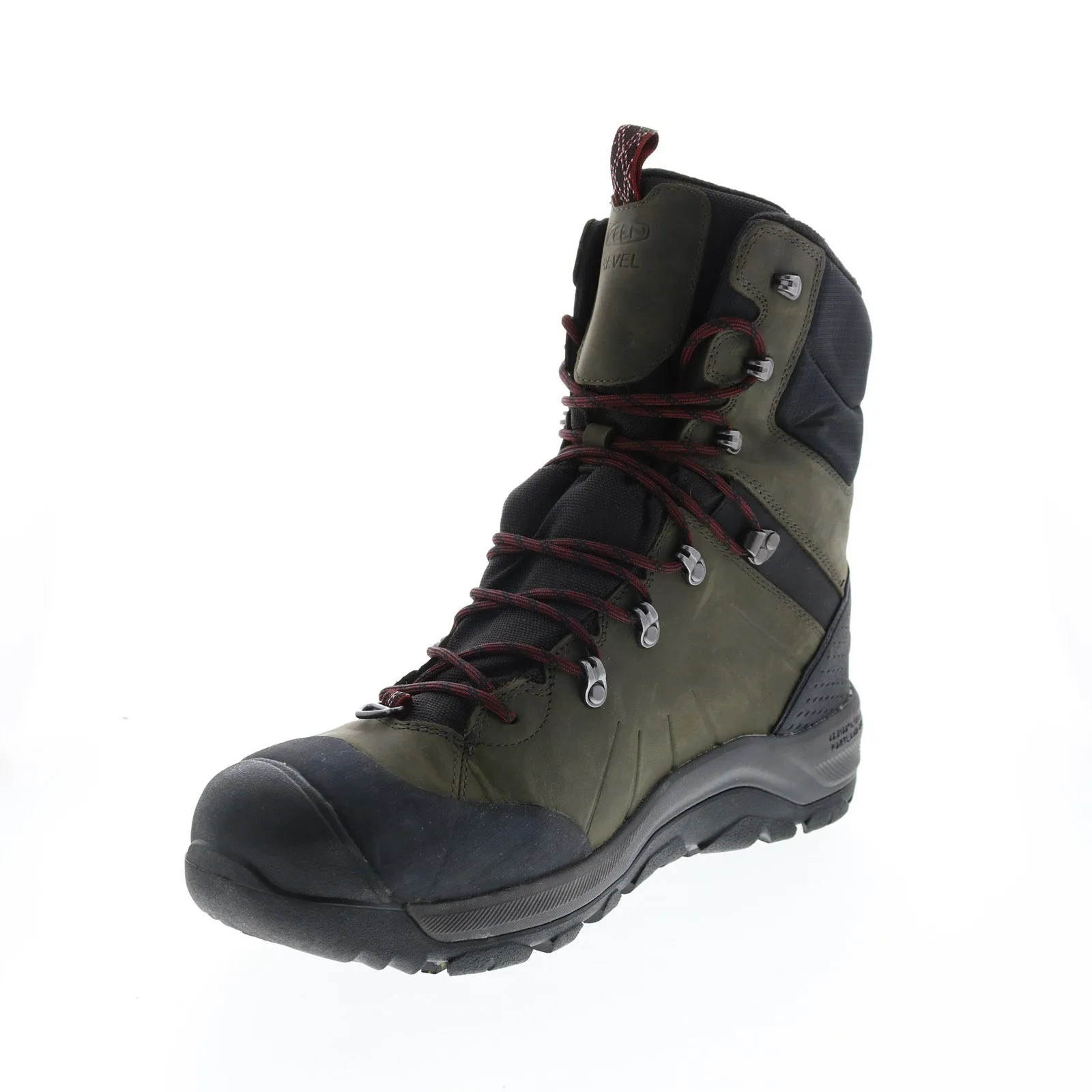 Keen Revel IV High Polar Boot 1023621 Mens Green Leather Lace Up Hiking Boots
