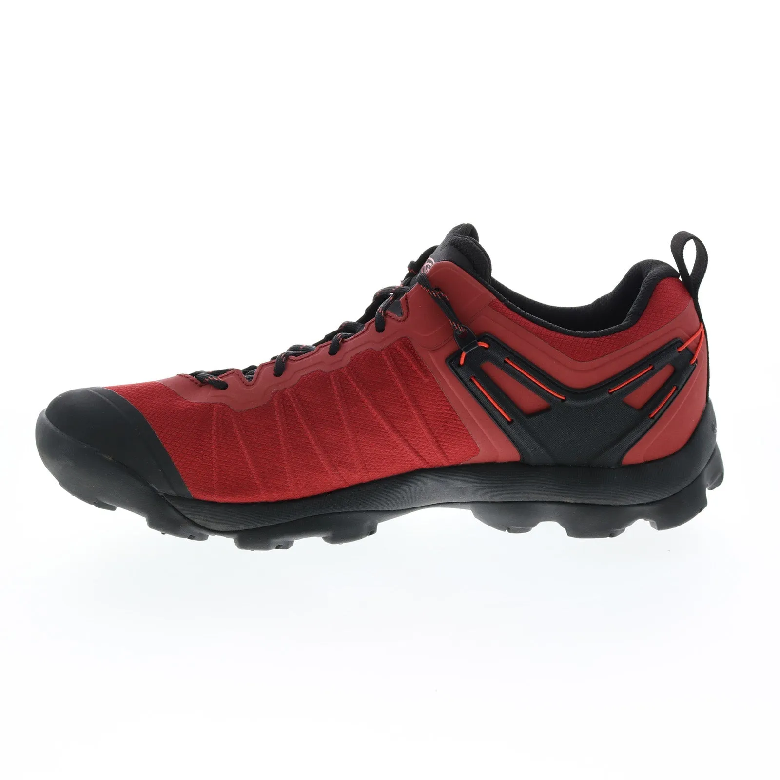 Keen Venture Waterproof 1024650 Mens Red Canvas Lace Up Athletic Hiking Shoes