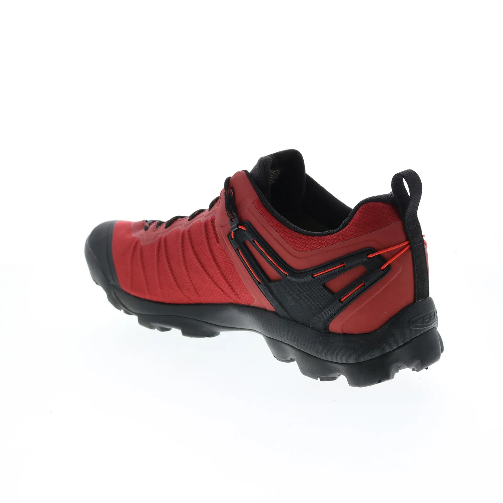 Keen Venture Waterproof 1024650 Mens Red Canvas Lace Up Athletic Hiking Shoes