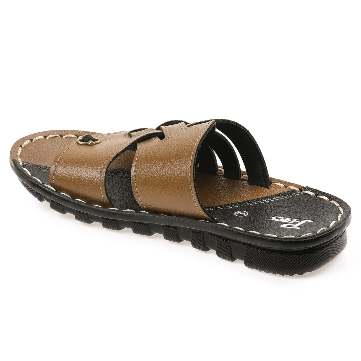 Kids Tan P-Toes Sandals