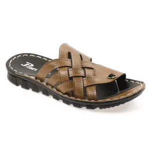 Kids Tan P-Toes Sandals