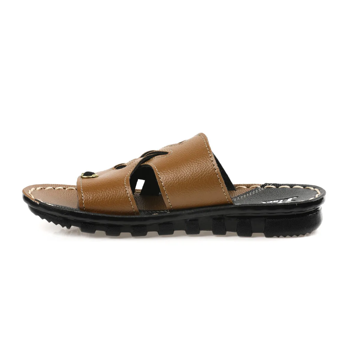 Kids Tan P-Toes Sandals