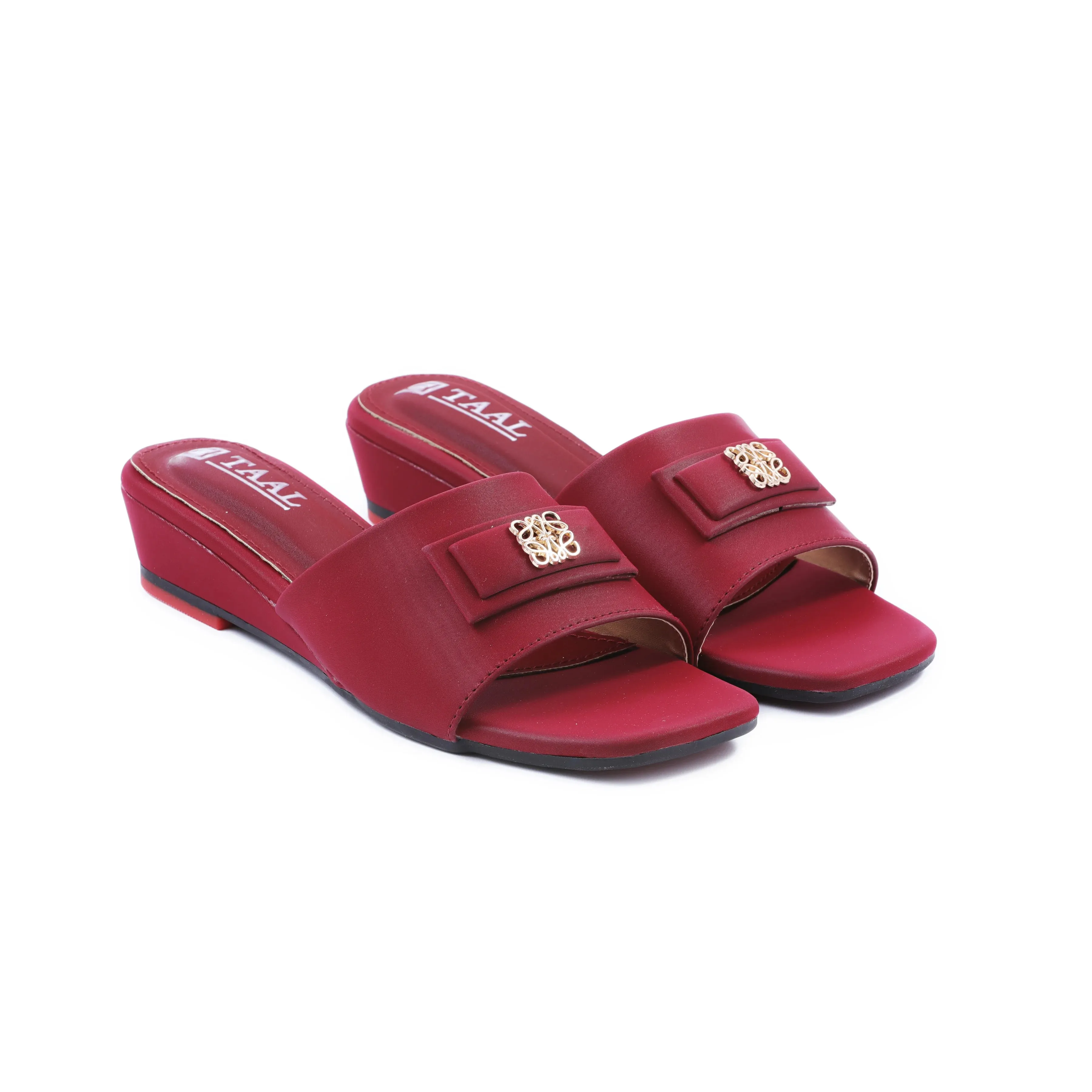 Kovia Maroon women slipper