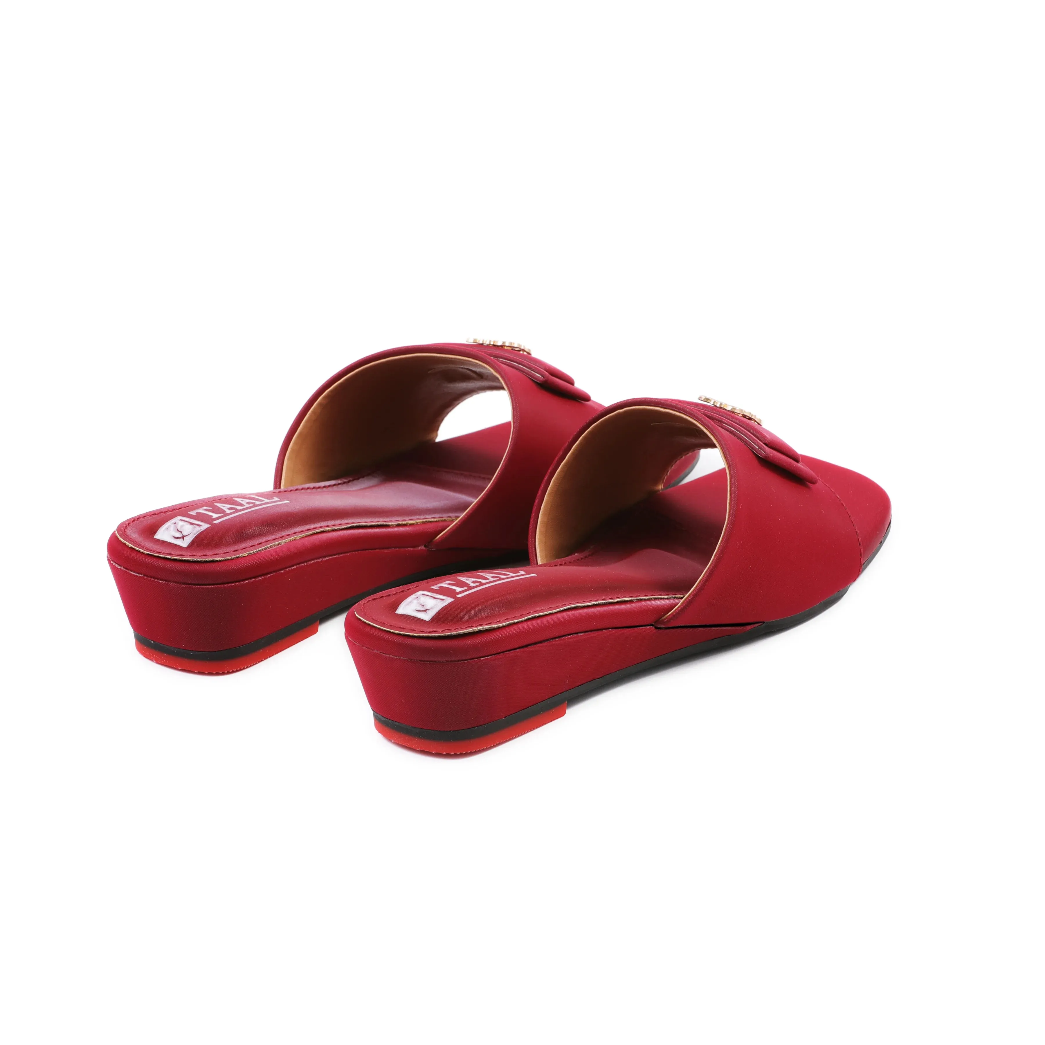 Kovia Maroon women slipper