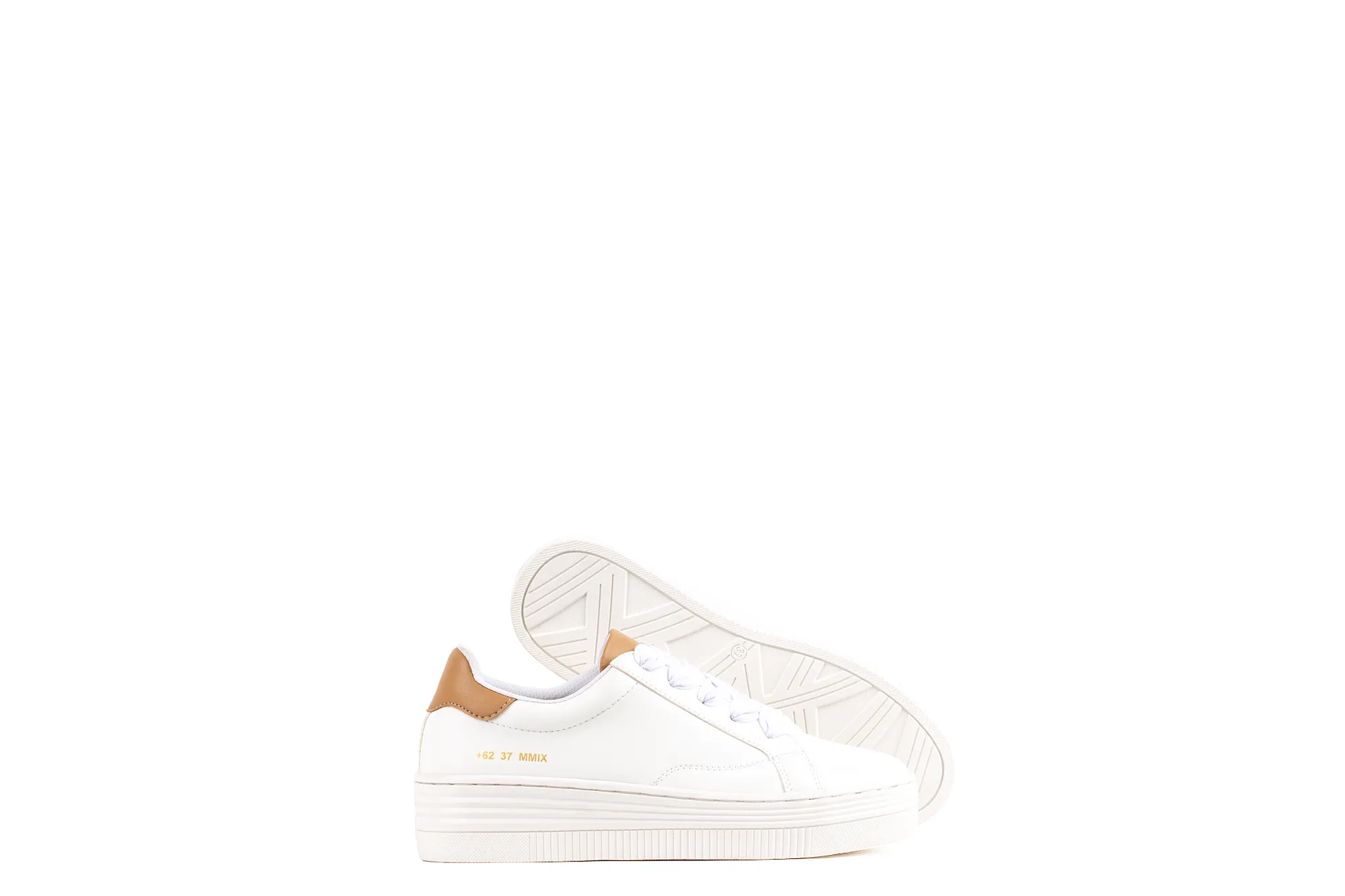 LAF-01 | WHITE / MOCHA / WHITE | WOMEN