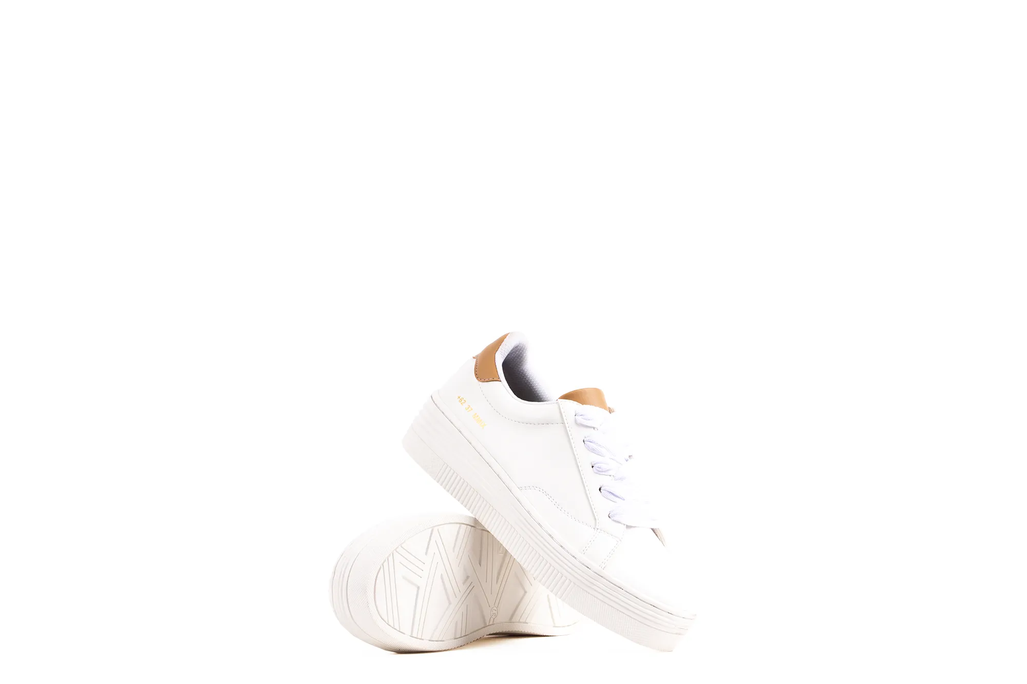 LAF-01 | WHITE / MOCHA / WHITE | WOMEN