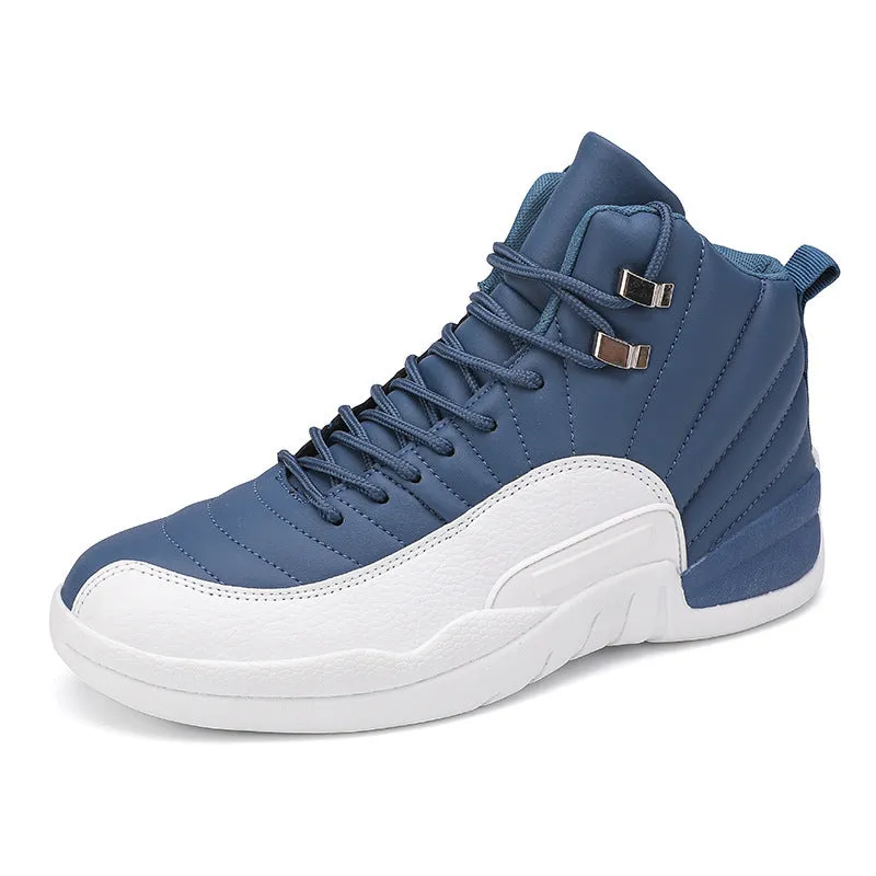 Large Size Basketball Shoes Men's Fashion Trend High-top Shoes