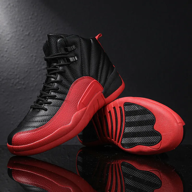 Large Size Basketball Shoes Men's Fashion Trend High-top Shoes