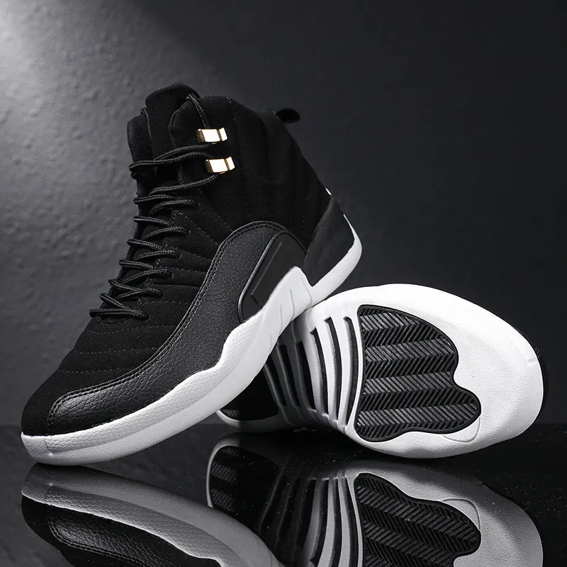 Large Size Basketball Shoes Men's Fashion Trend High-top Shoes