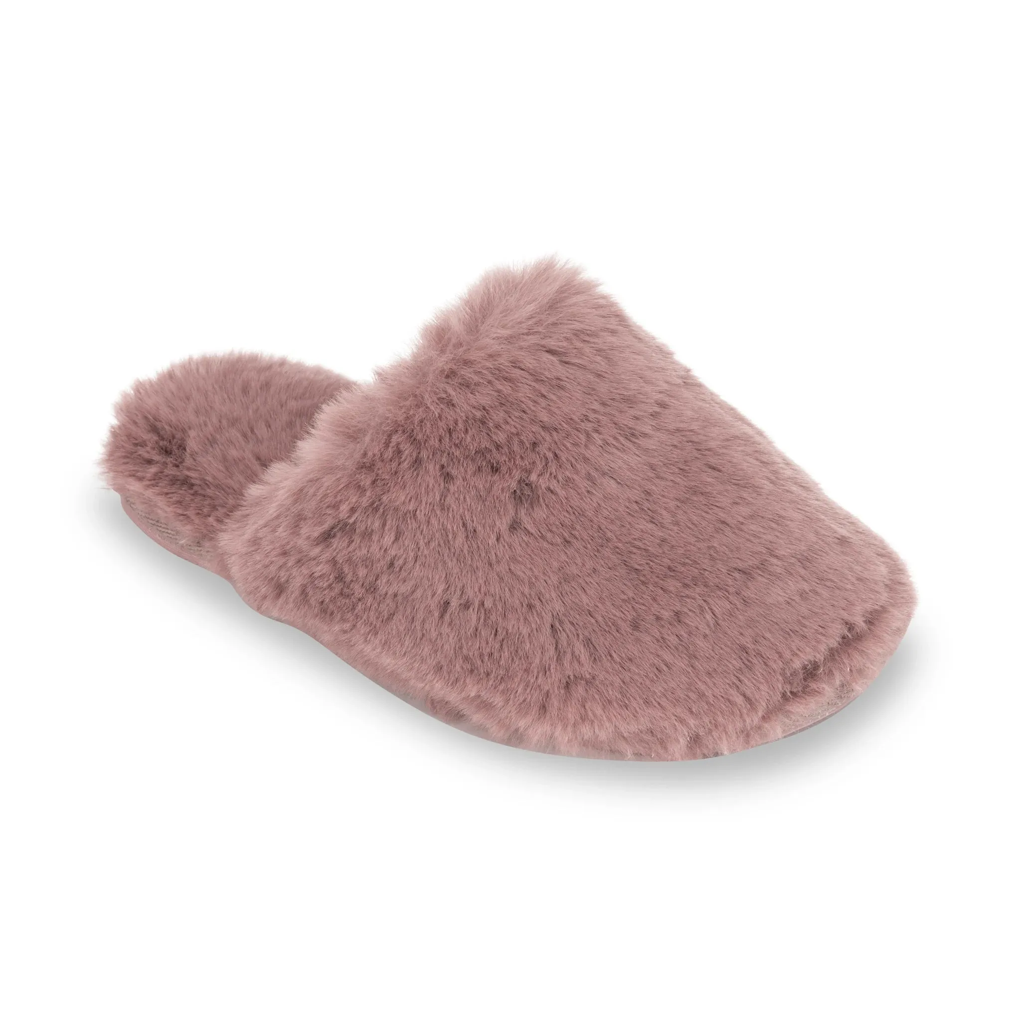 Lemon Lux Faux Fur Slide