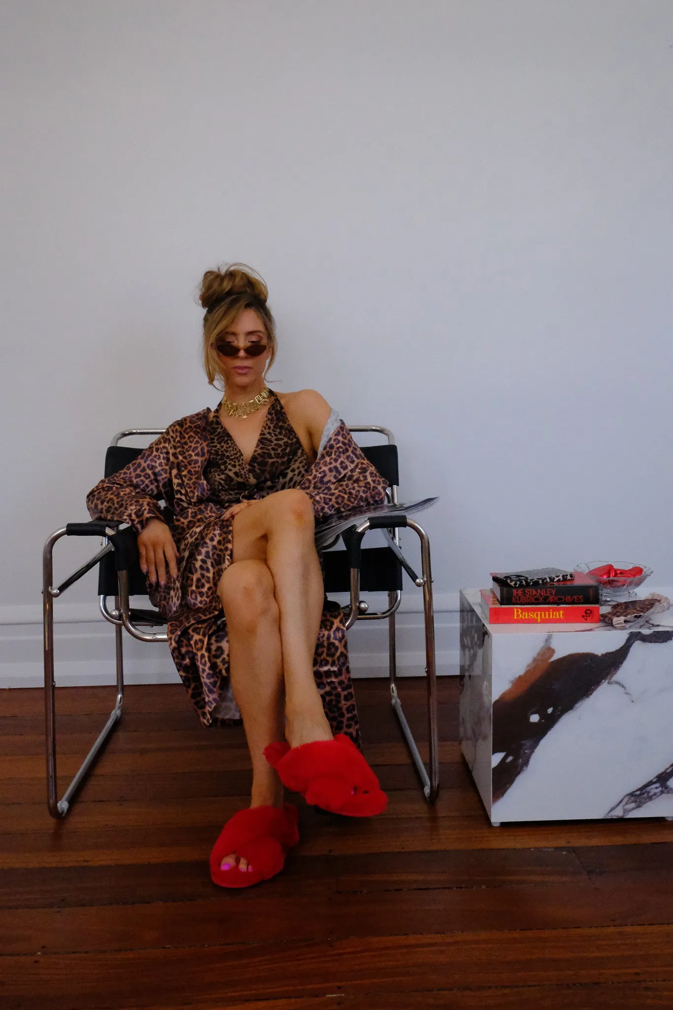 Leopard Robe   Slipper Bundle