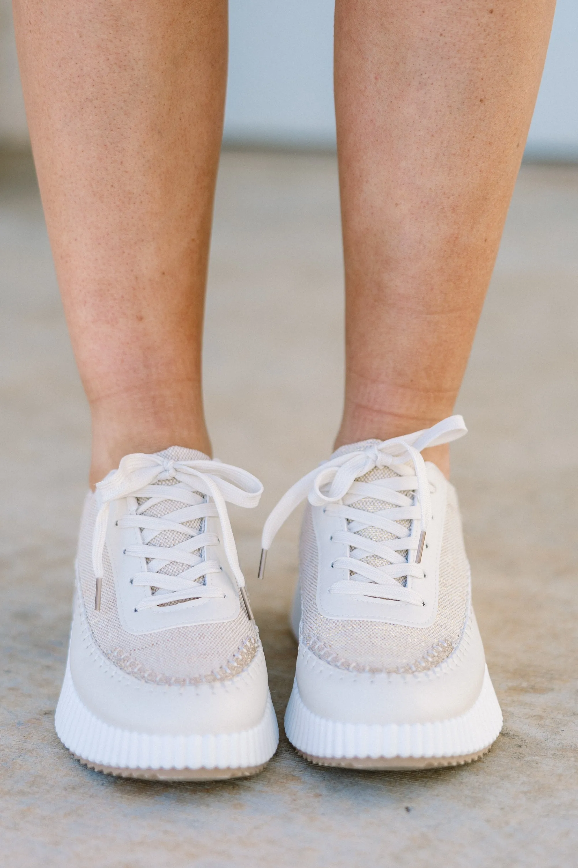 Let The Record Show Sneakers, Beige