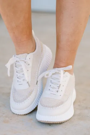 Let The Record Show Sneakers, Beige