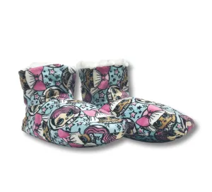 LOL Dolls Girls Slipper Booties Fuzzy Kids House Shoes