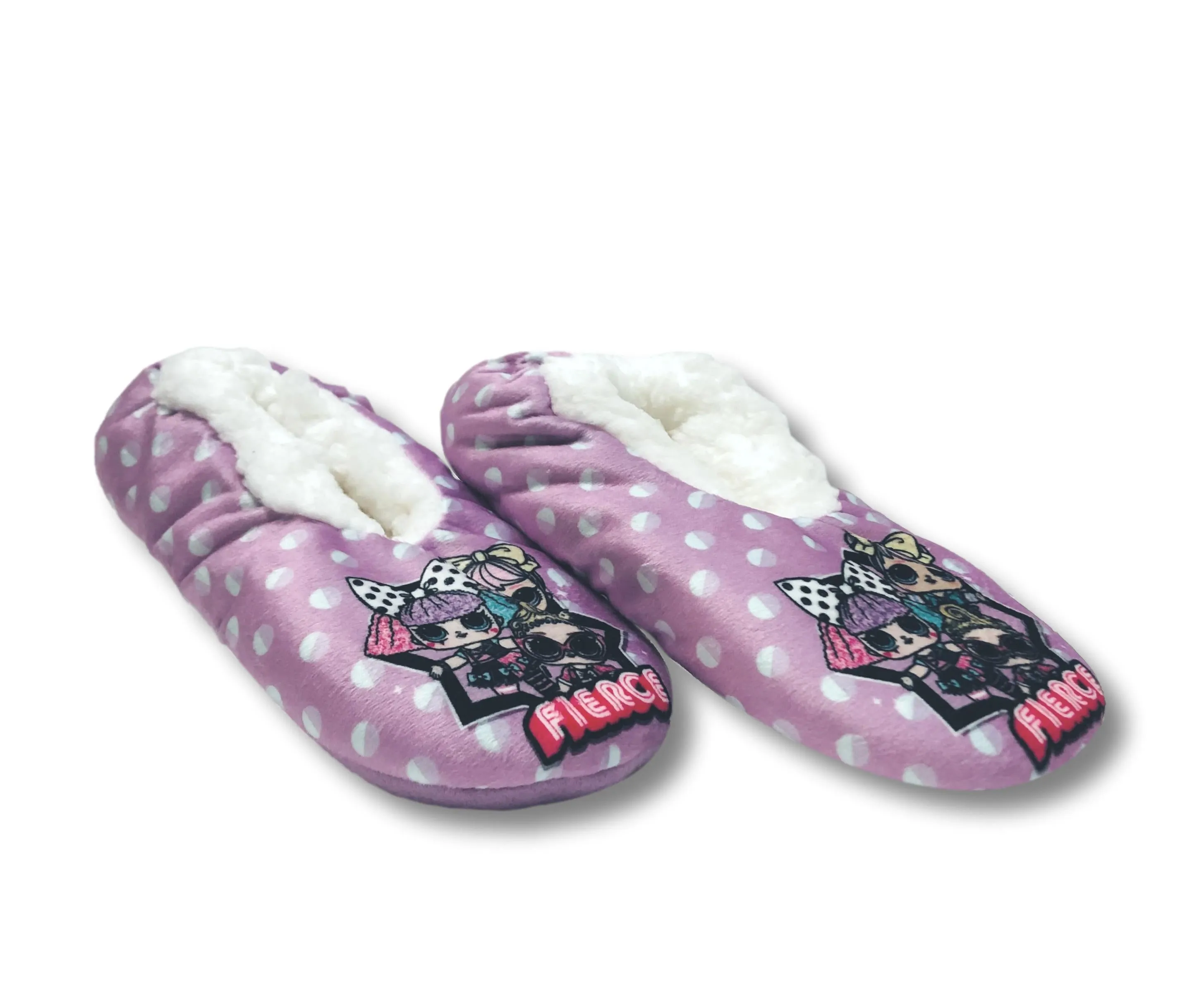 LOL Dolls Girls Slippers Fuzzy Slipper Socks for Kids