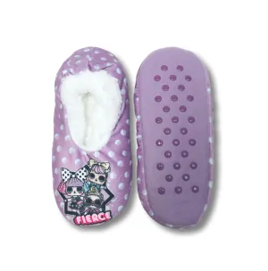 LOL Dolls Girls Slippers Fuzzy Slipper Socks for Kids