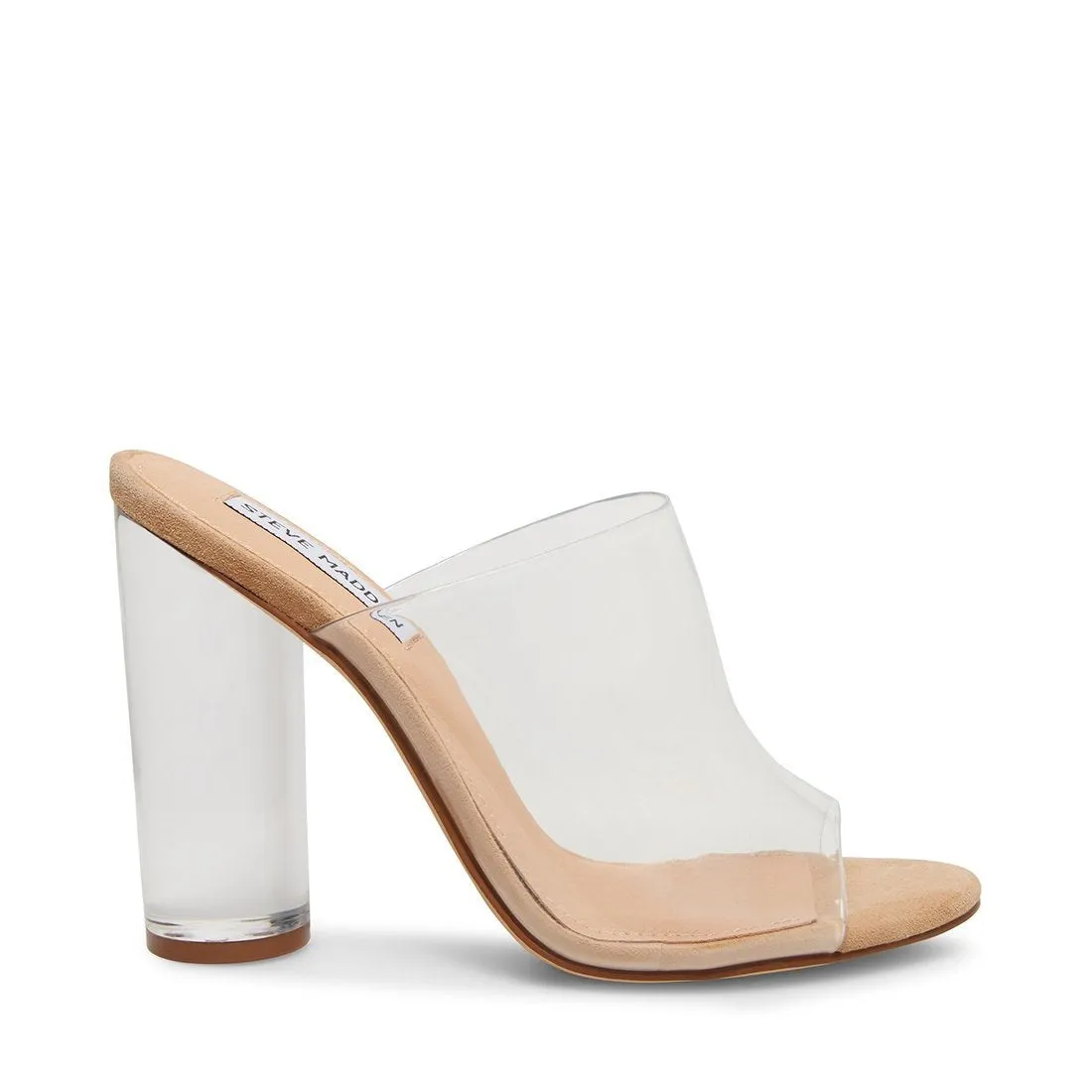 Lucite Stacked Heel Cinderella Sandal