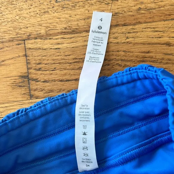Lululemon Blue Athletic Running Shorts Size 4