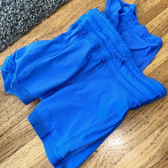 Lululemon Blue Athletic Running Shorts Size 4
