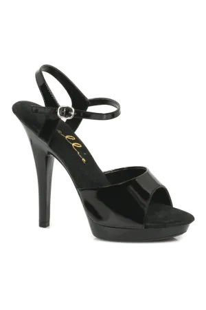 M-JULIET Stripper Sandal | Black Patent