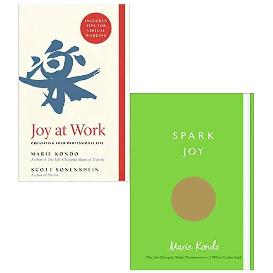 Marie Kondo Collection 2 Books Set (Spark Joy & Joy at Work)
