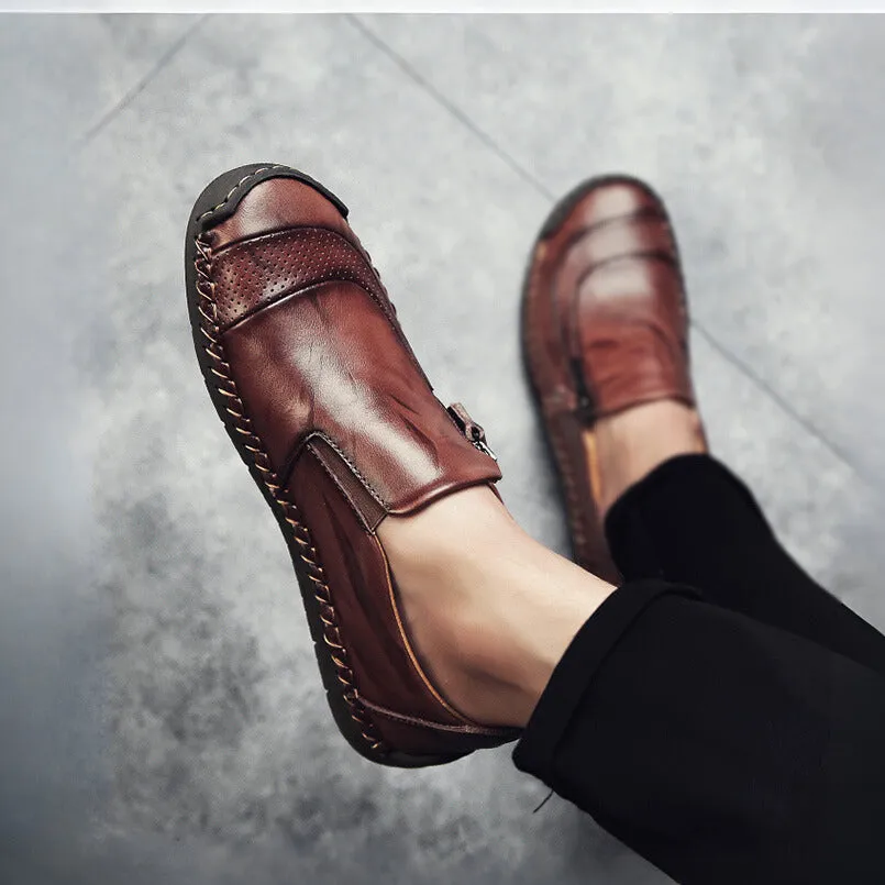 Marino Genuine Leather Slip-On Shoes