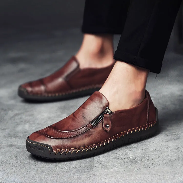 Marino Genuine Leather Slip-On Shoes