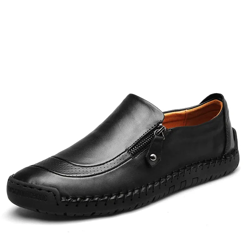 Marino Genuine Leather Slip-On Shoes