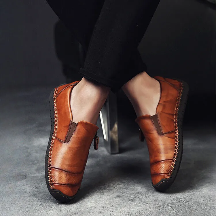 Marino Genuine Leather Slip-On Shoes