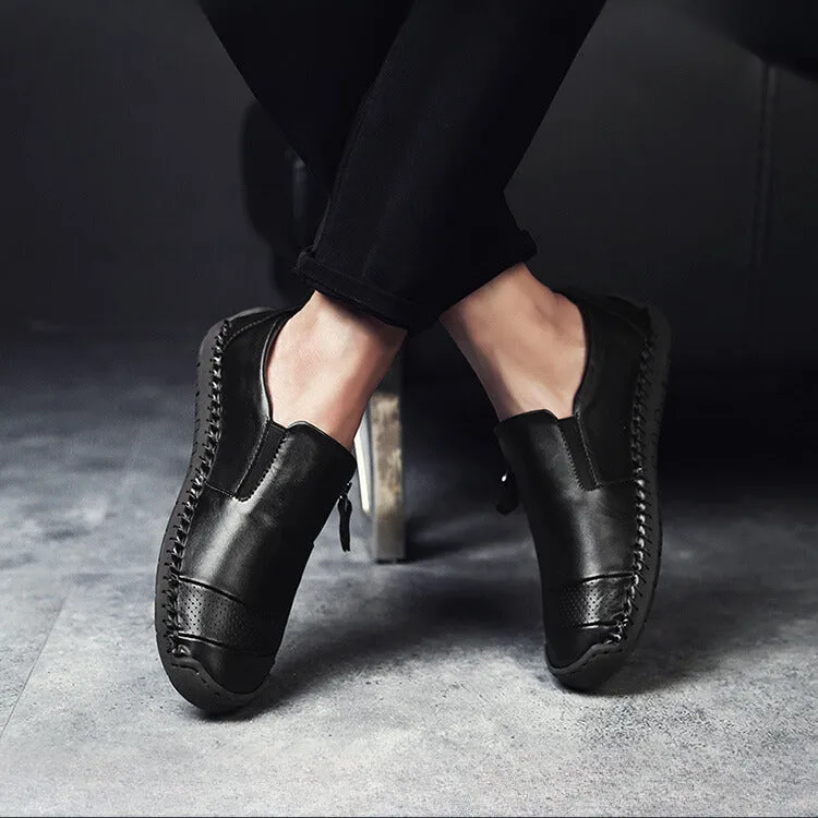 Marino Genuine Leather Slip-On Shoes