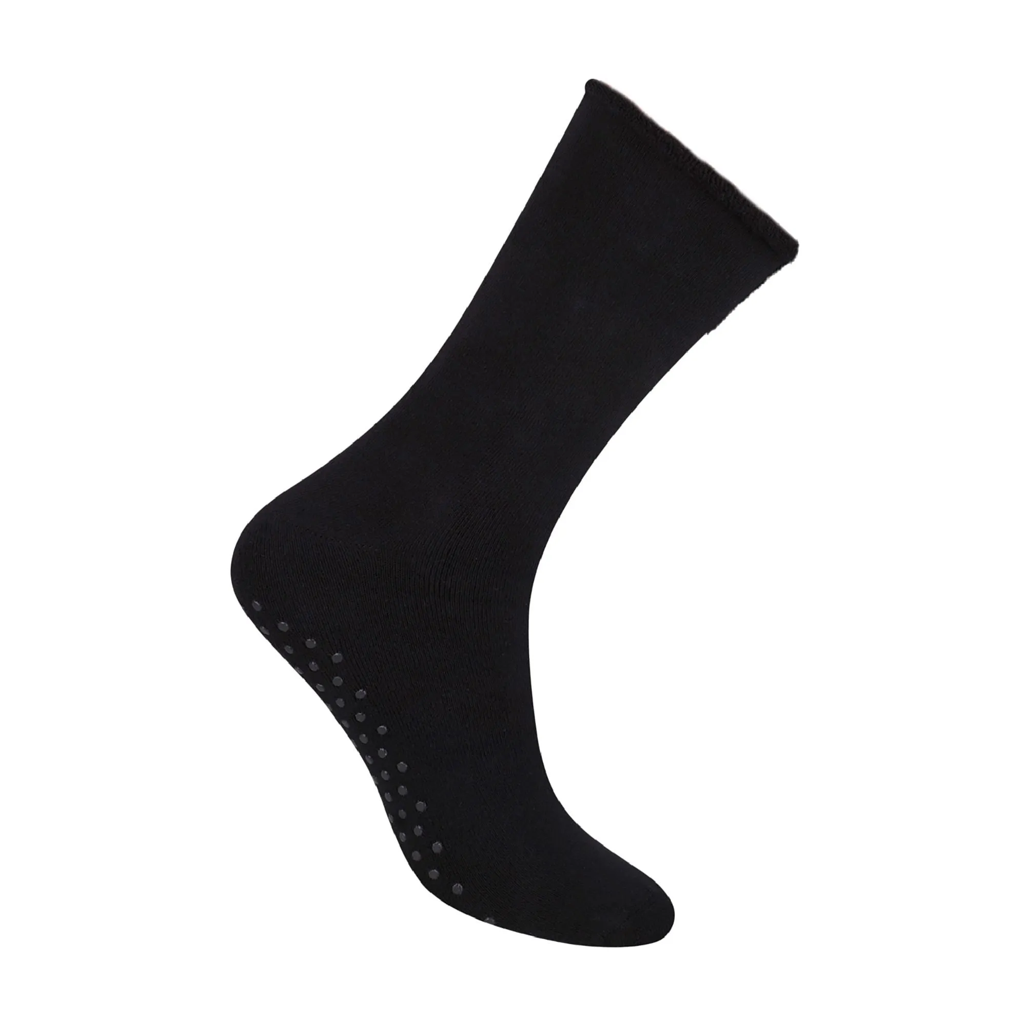 Mens Cotton Slipper Socks with Grippers