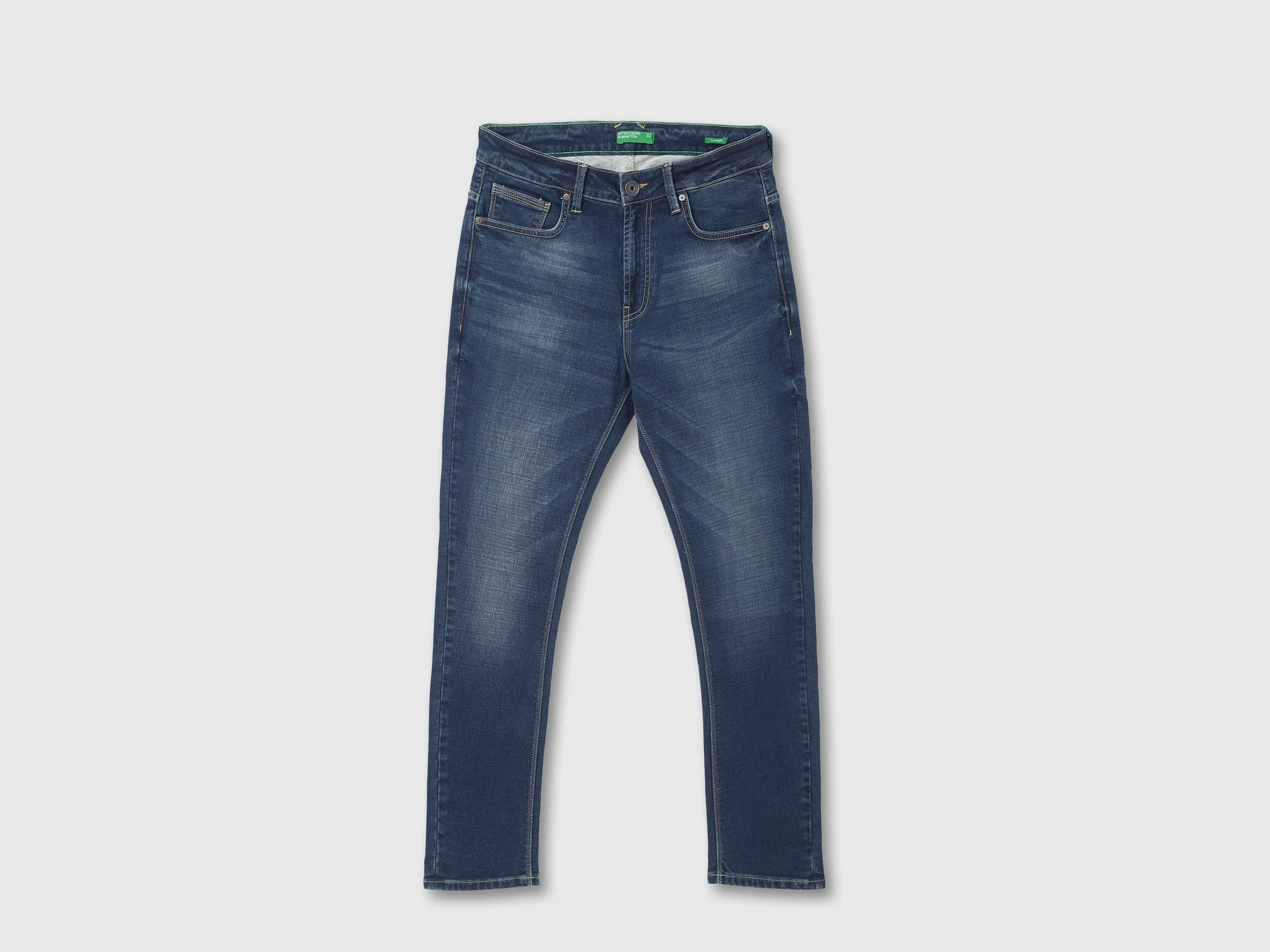 Mens Skinny Fit Solid Jeans