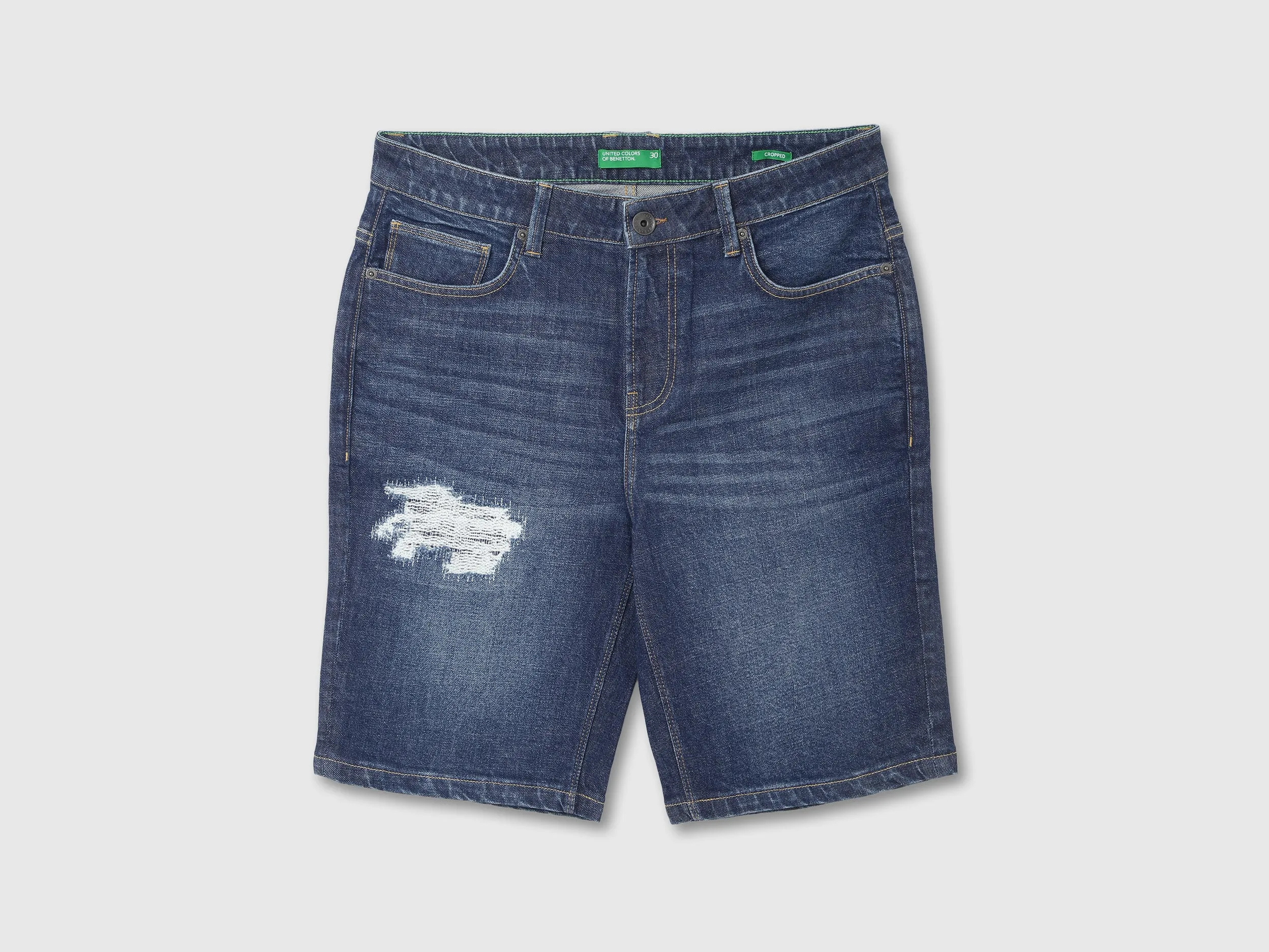 Mens Slim Fit Solid Shorts