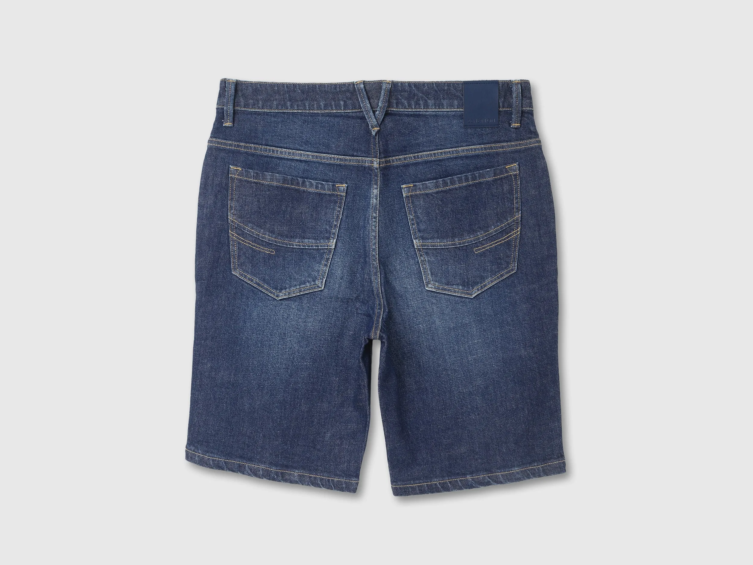 Mens Slim Fit Solid Shorts