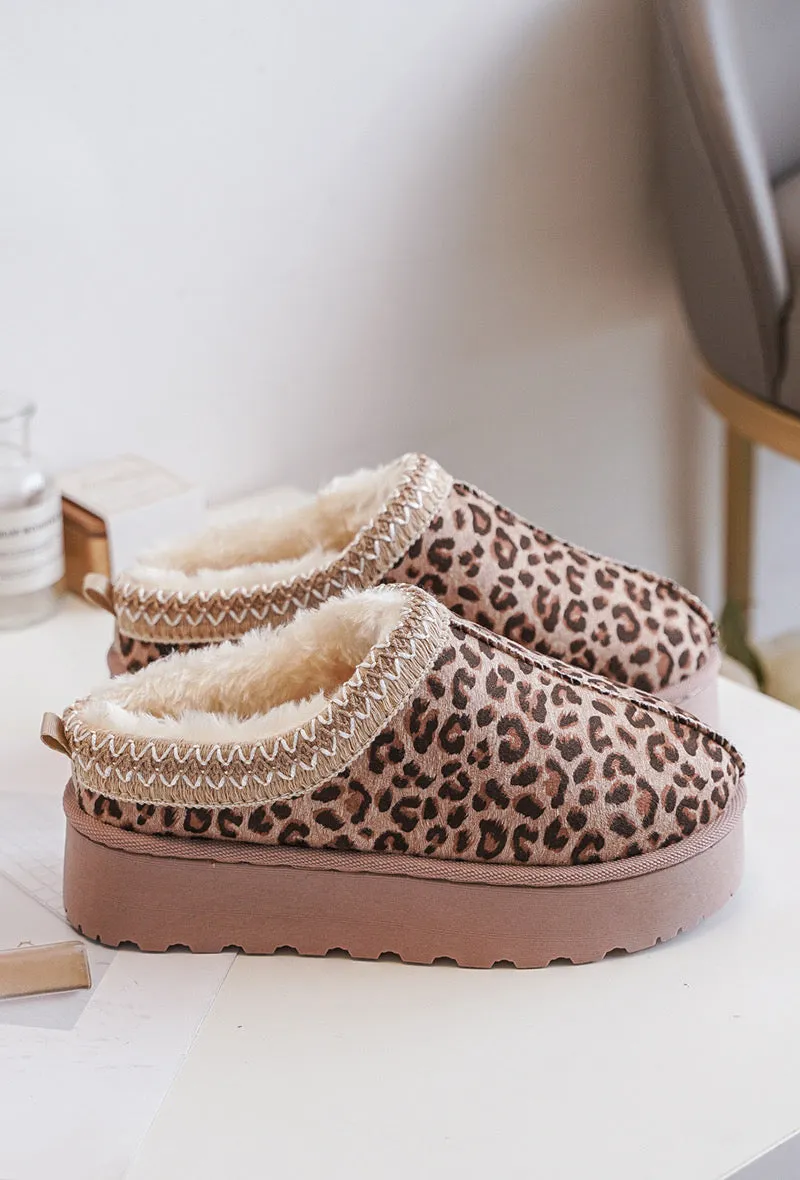 Merced® | Warm Leopard Slippers