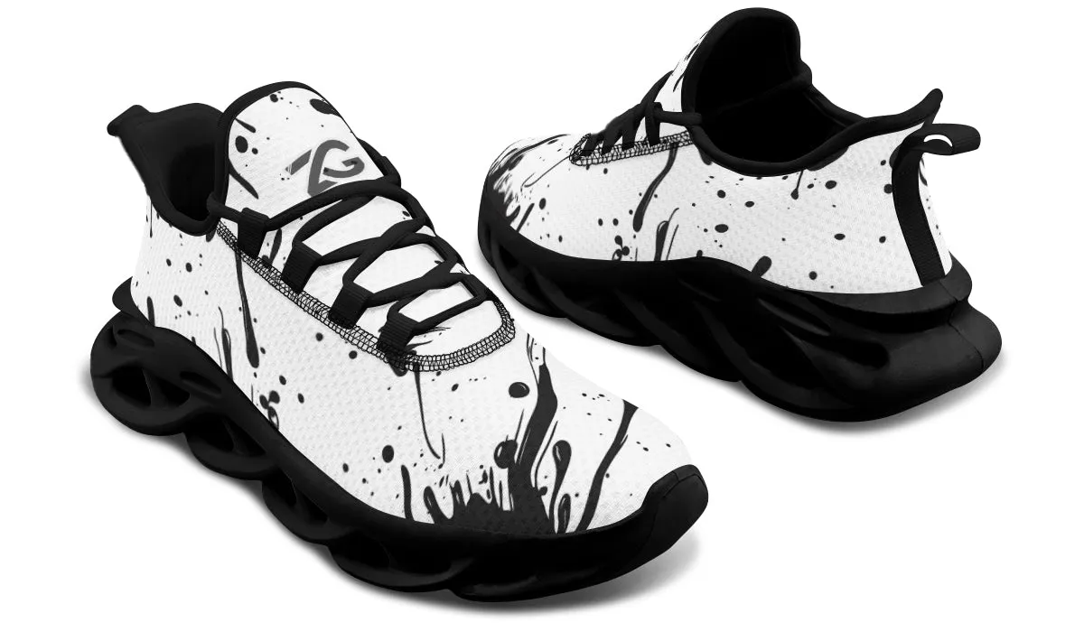 Monochrome Splash - Prime Sneakers