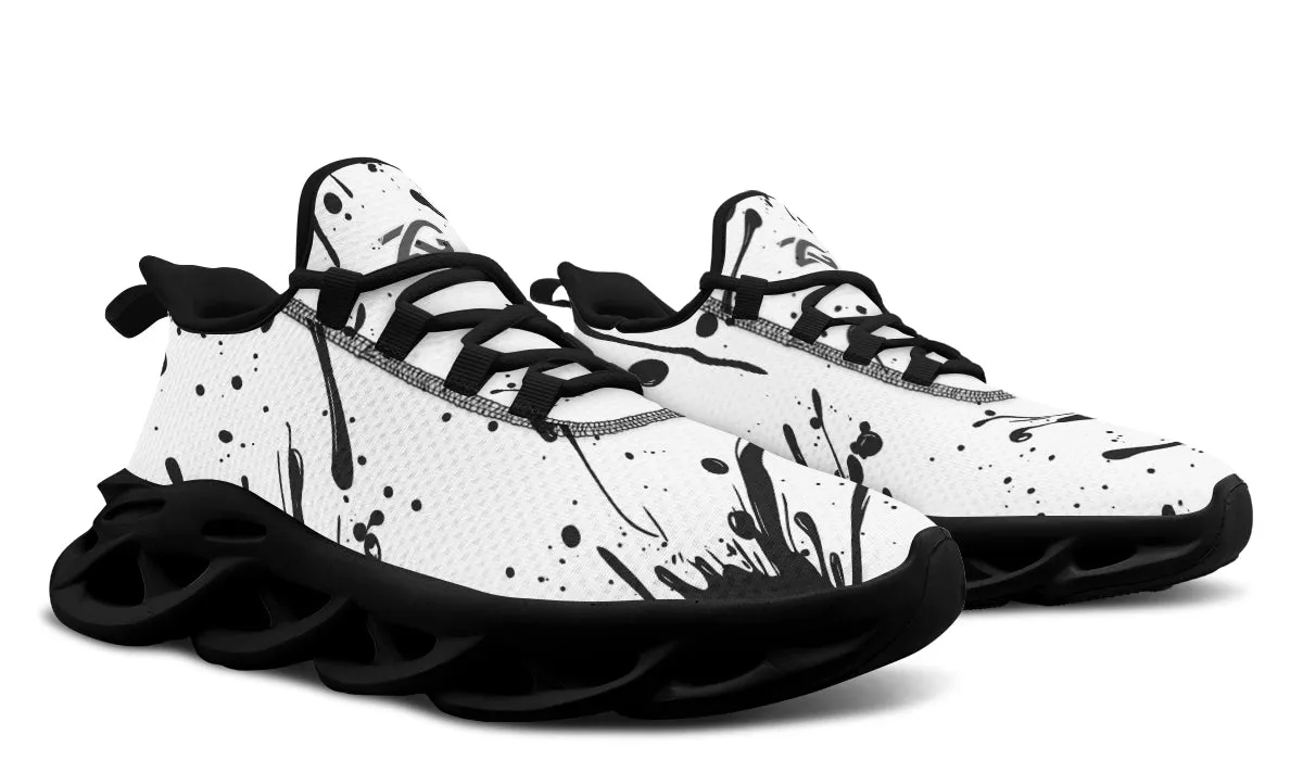 Monochrome Splash - Prime Sneakers